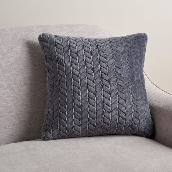 Amelia Cushion Cover Charcoal undefined