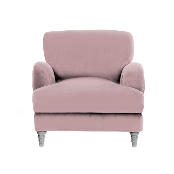 Isla Grey Single Arm Chair Cover Dunelm, Chair Arm Covers Dunelm