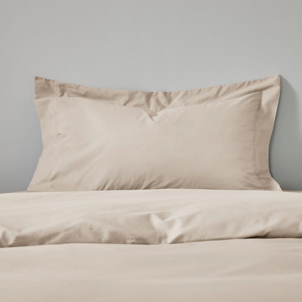 Fogarty Cooling Cotton Oxford Pillowcase White Sand