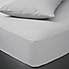 Soft & Cosy Luxury Brushed Cotton Fitted Sheet Silver undefined