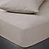 Soft & Cosy Luxury Brushed Cotton Fitted Sheet Natural undefined