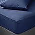 Soft & Cosy Luxury Brushed Cotton Fitted Sheet Navy undefined