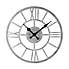 Skeleton Clock 30cm Silver Silver