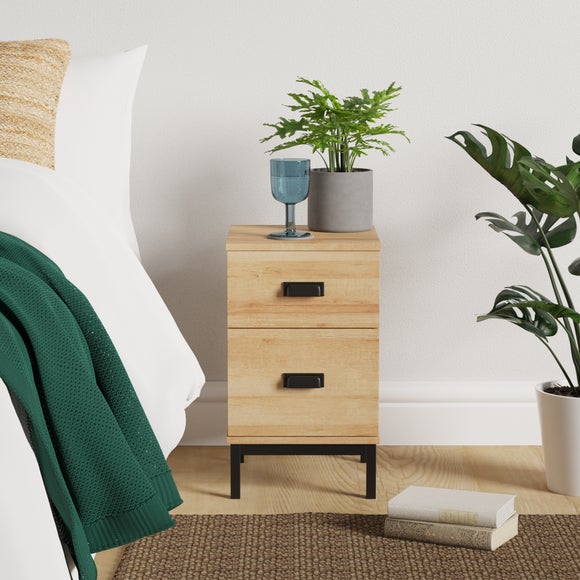 dunelm oak side table