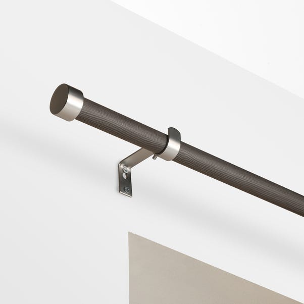 Camden Wood Effect Eyelet Curtain Pole Kit Dia 28mm Dunelm Camden Wood Effect Eyelet Curtain Pole, How To Install Eyelet Curtain Pole