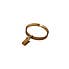 Luxe Curtain Rings with Clips Dia. 28mm Brushed Gold