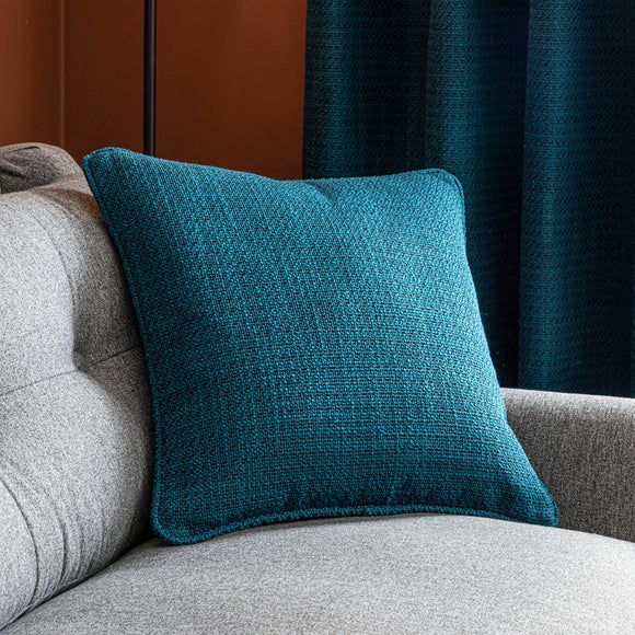dark teal throw pillow