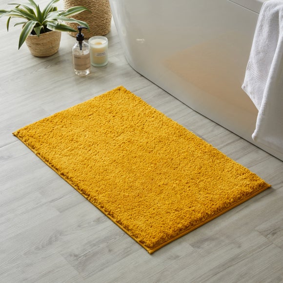 large yellow bathroom rugs