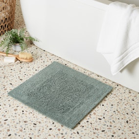 Organic Cotton Reversible Lily Pad Shower Mat