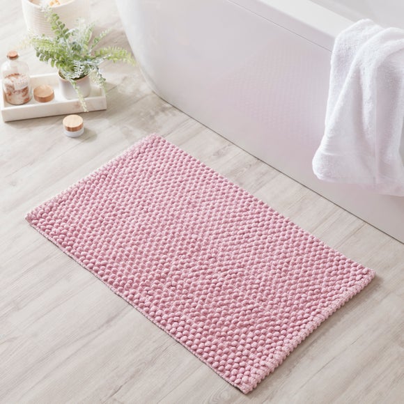 rose bathroom rug