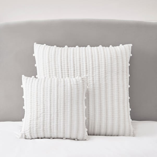 Dorma Coddington White Square Cushion White