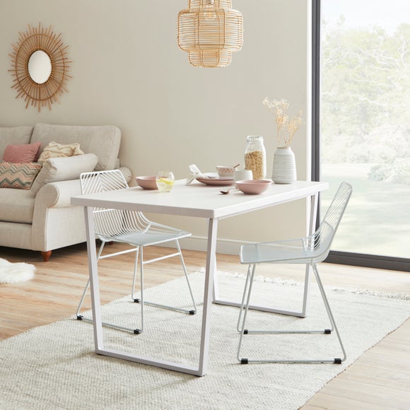 Dunelm on sale white chair