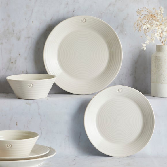 cream dinner set