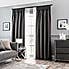 Hotel Grey Sound Reducing Pencil Pleat Curtains  undefined