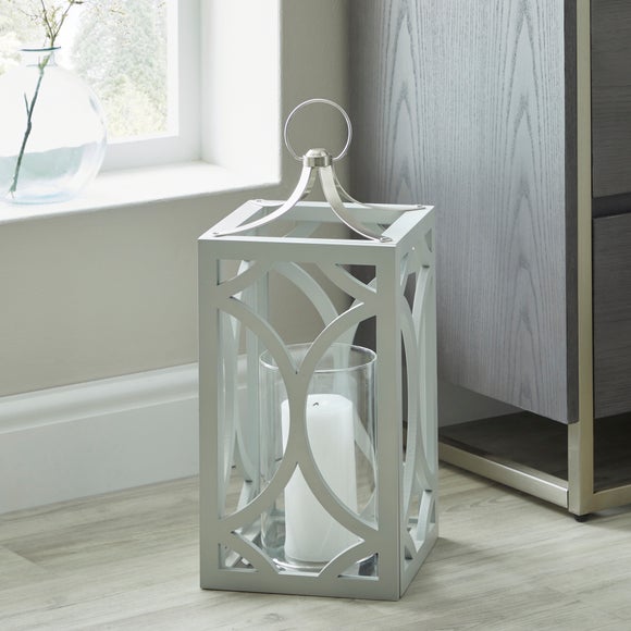 dunelm wooden lantern