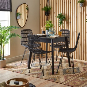 Aster Square Dining Table With Storage 