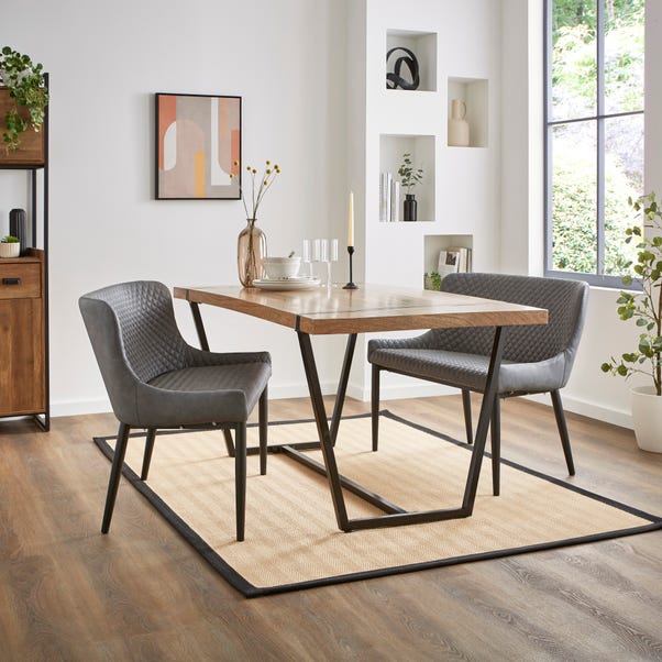 Montreal Small Dining Bench Seat Dunelm, Round Table Bench Seat