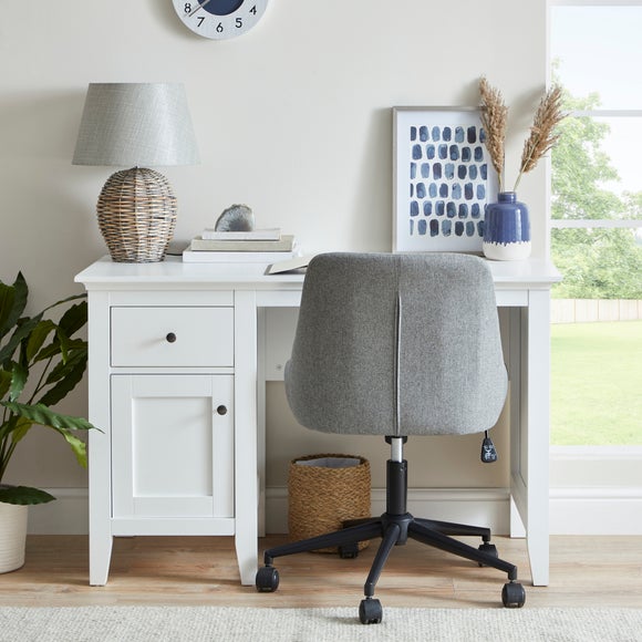 Kenton Herringbone Office Chair Dunelm