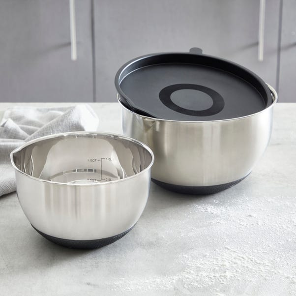 Professional Set of 2 Mixing Bowl and One Lid image 1 of 3