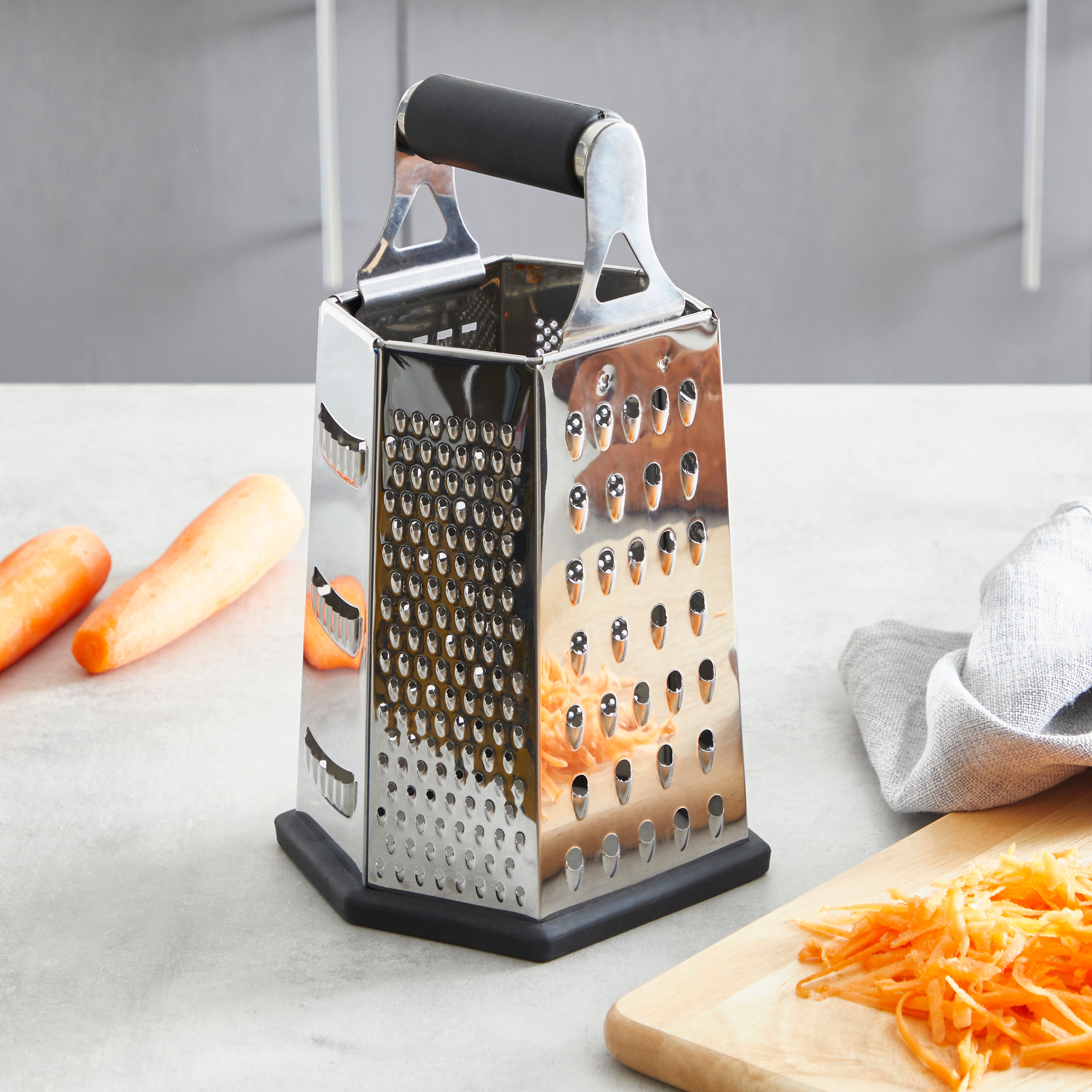 PRESS 6 Sided Box Grater
