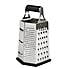 Professional 6 Sided Box Grater Black