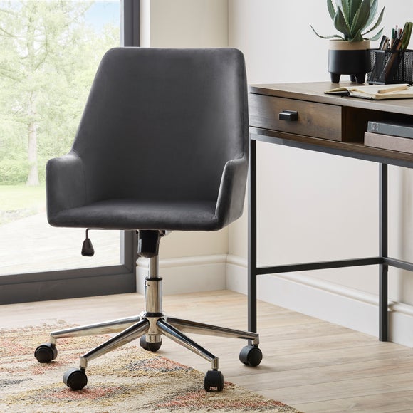 dunelm office chair grey