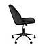 Mya Velvet Office Chair Black