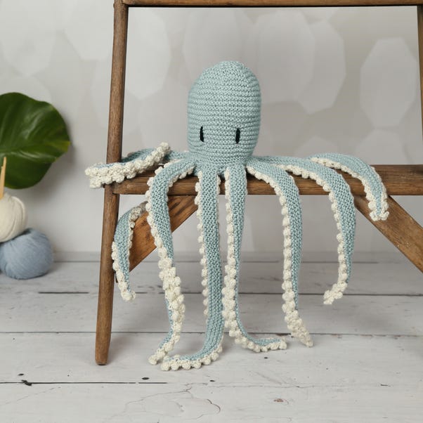 Wool Couture Robyn Octopus Knitting Craft Kit Teal (Blue)