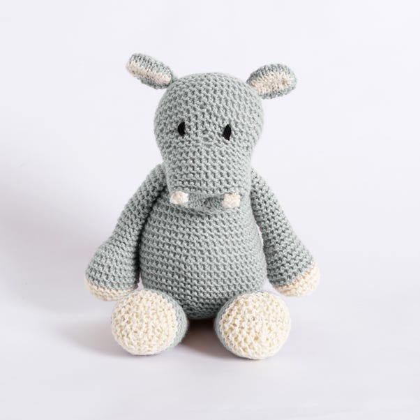 Wool Couture Andy Hippo Baby Blue Knitting Kit image 1 of 1
