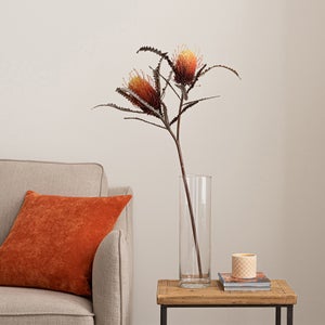 Artificial Orange Banksia Stem