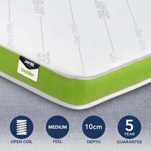 Jaybe Toddler Medium Anti Allergy Foam Free Pocket Sprung Mattress