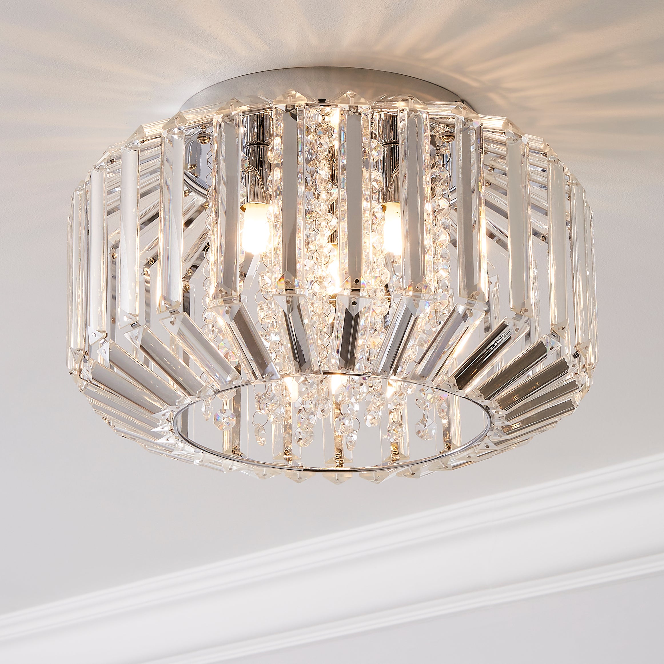 Chantilly Jewel Flush Ceiling Light