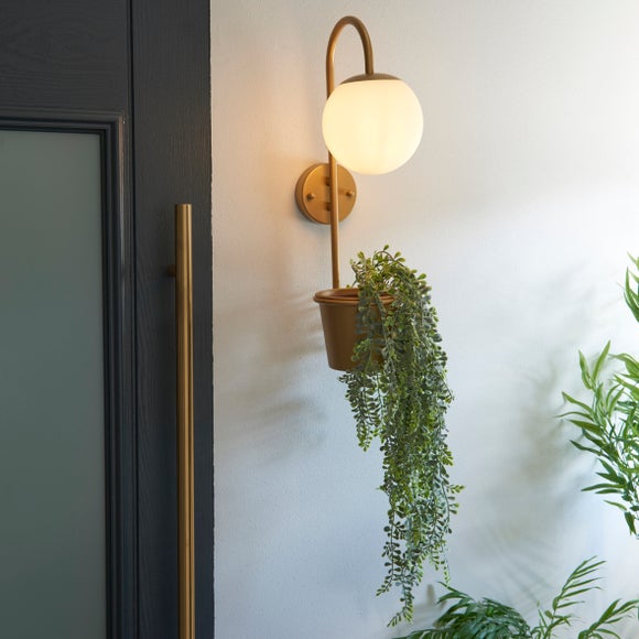 Plant wall deals sconces