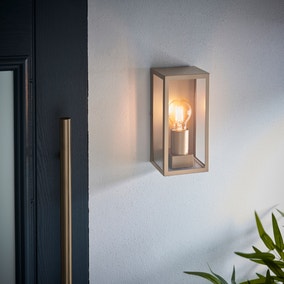 London Gold Industrial Outdoor Wall Light