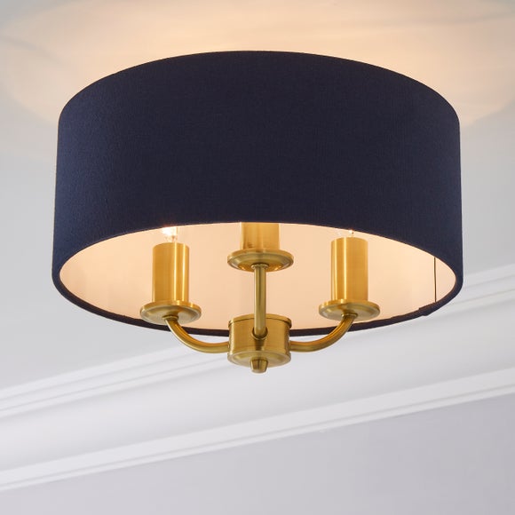 dunelm navy light shade