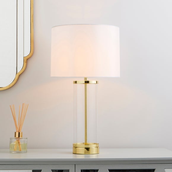 brass lamp dunelm