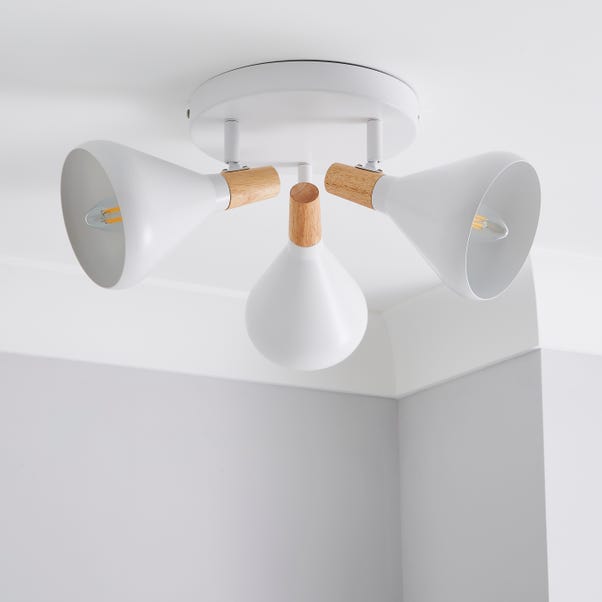 Wolston 3 Light Spotlight Dunelm Wolston 3 Light Spotlight Dunelm