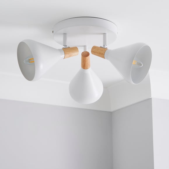 Wolston 3 Light Spotlight Dunelm