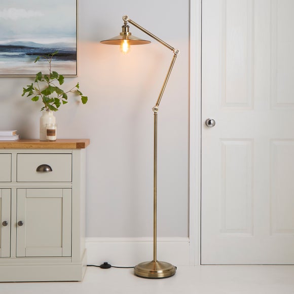 dunelm apollo floor lamp