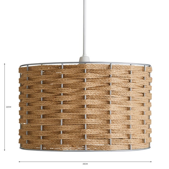 dunelm rope lamp