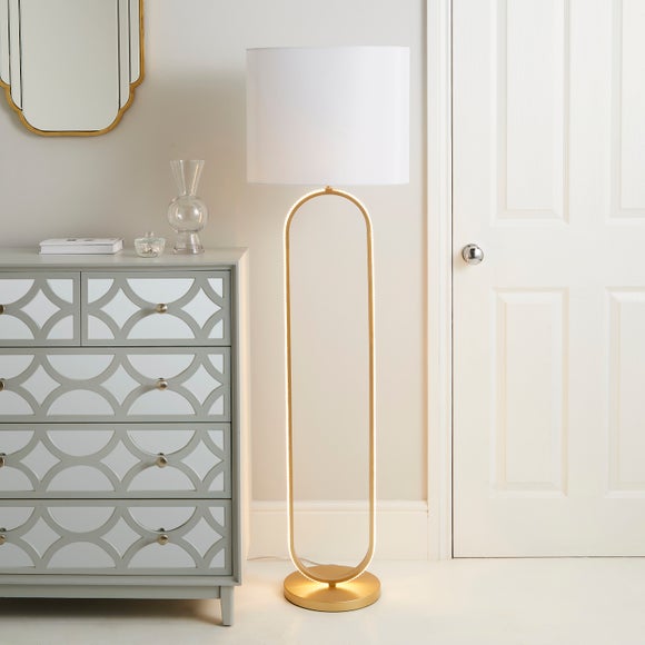 Crystal floor lamp deals dunelm