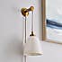 Churchgate Harby Easy Fit Plug In Wall Light White