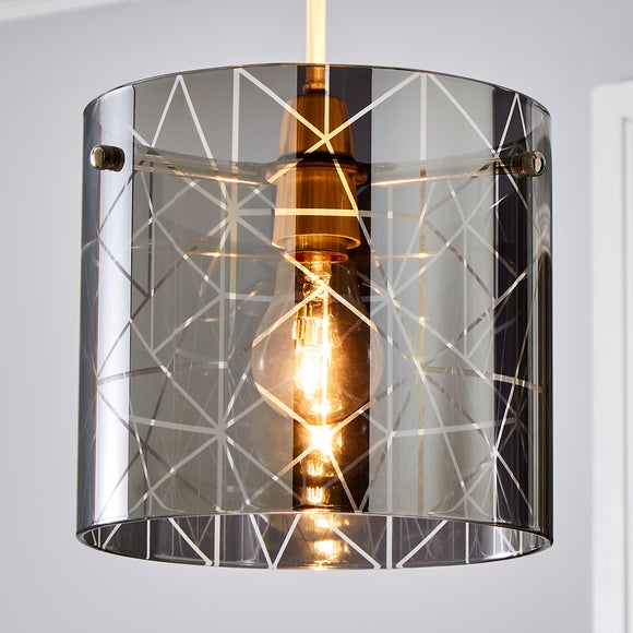 large glass lampshade