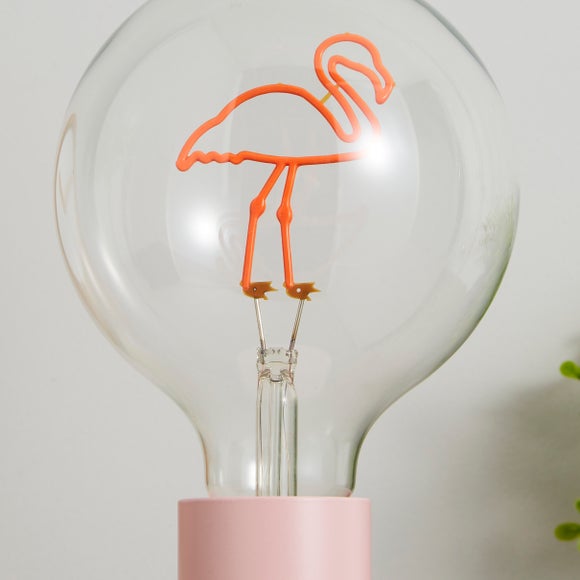 flamingo lamp dunelm