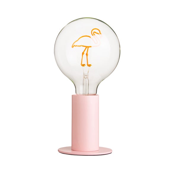 flamingo lamp dunelm