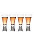 Set of 4 Hotel Bubble Wine Glasses Clear