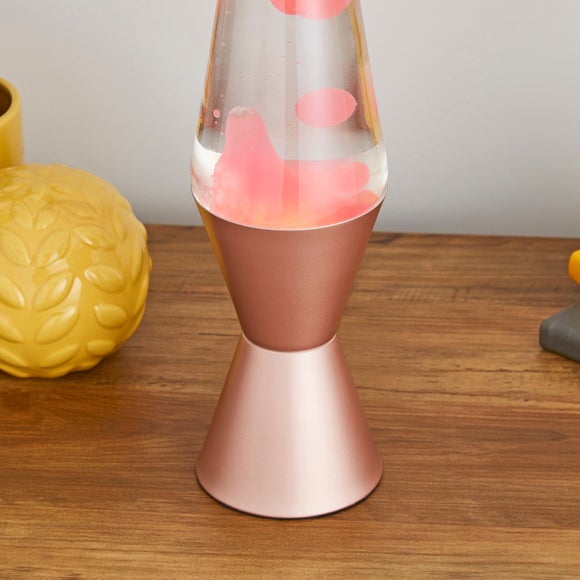 dunelm glitter lamp