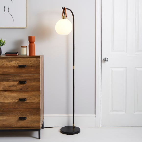 dunelm ochre floor lamp