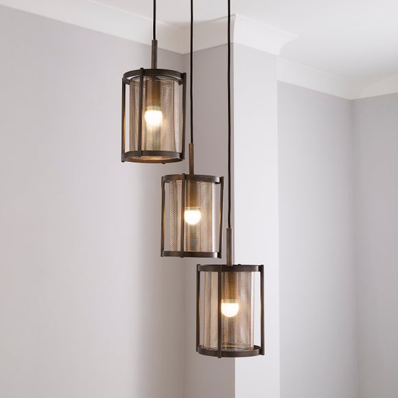 Dunelm 3 on sale light pendant