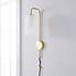 Palazzo Gold Effect Easy Fit Plug In Wall Light Gold